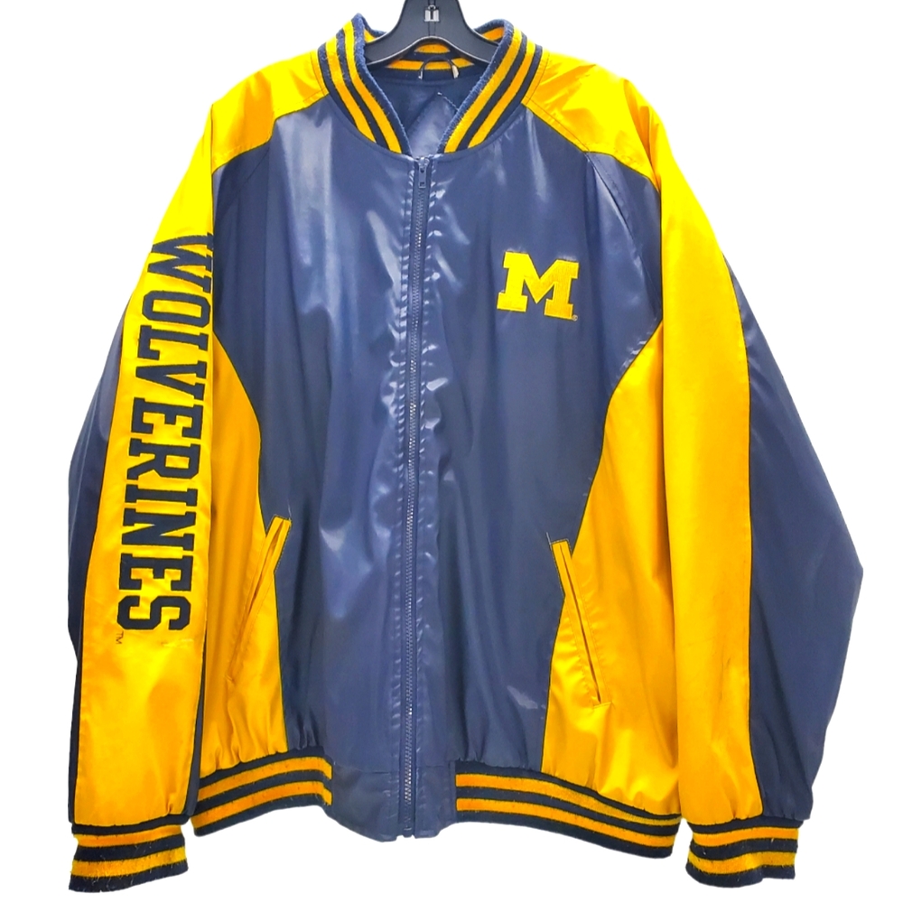 Vintage Michigan Wolverines Jacket Coat Steve & Barry’s Collegiate